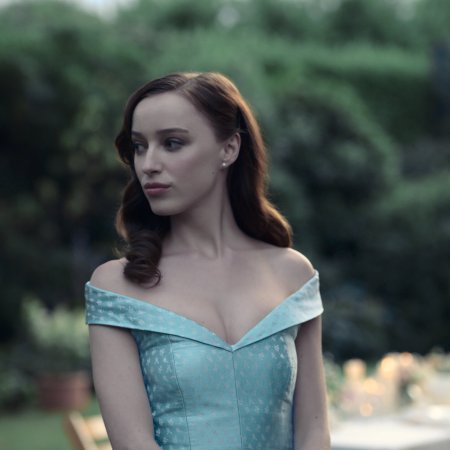 Phoebe Dynevor as Liz in Anniversary. Photo Credit: Owen Behan