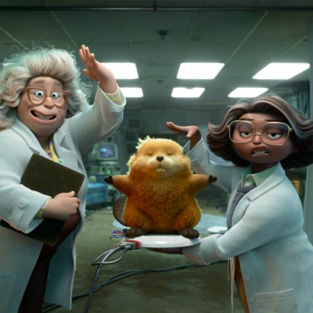 (L-R) Beaverton University scientists Dr. Sam and Nisha explain how a revolutionary new technology gives them unprecedented access to the animal world in Disney and Pixar’s “Hoppers,” releasing U.S. theaters March 6, 2026.