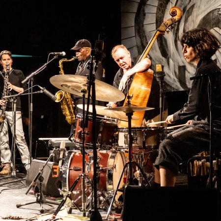 Joe McPhee, Susanna Gartmayer, John Edwards, Mariá Portugal_by_Peter_Gannushkin-01